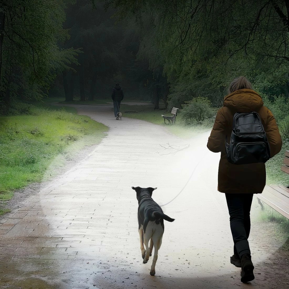 Elektrik dore LED, Hama, FL250 (228602), 250 lm, rreze 65 m, 4 modalitete me difuzer, argjendtë