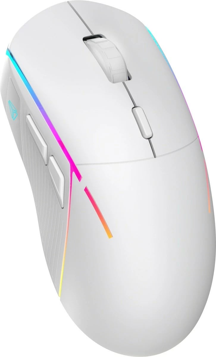 Maus gaming YENKEE SAMURAI YMS 3500WH, wireless/USB-C, RGB, i bardhë