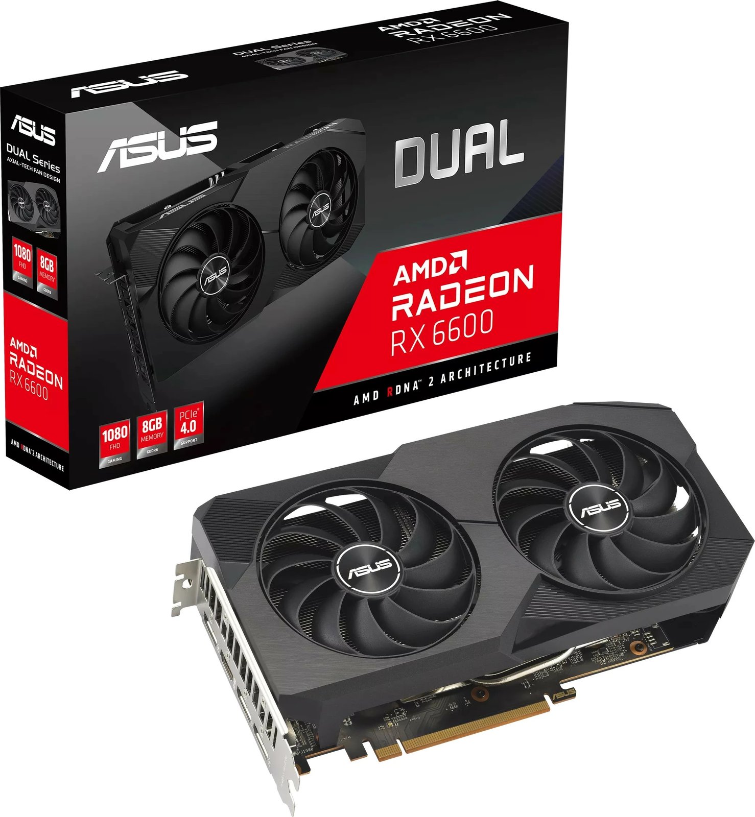 Kartelë grafike ASUS Dual RX 6600 8 GB GDDR6