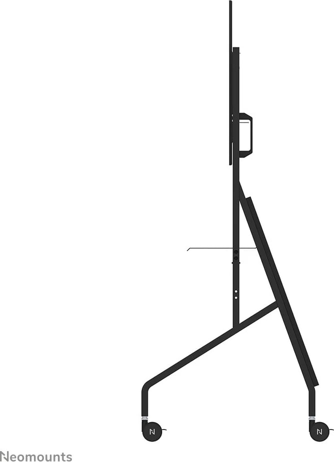 Karrocë multimediale Neomounts FL50-525BL1, për TV 55-86", rregullim lartësie, raft, ngjyrë e zezë Karrocë multimediale Neomounts FL50-525BL1, për TV 55-86", rregullim lartësie, raft, ngjyrë e zezë