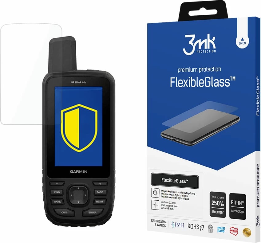 Mbrojtës ekrani FlexibleGlass 3mk për Garmin GPSMap 66S