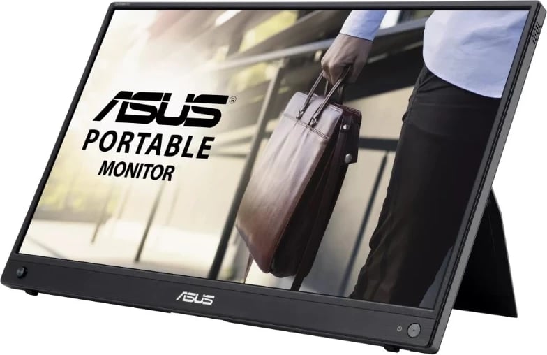 Monitor portativ Asus MB16AWP, 15.6", IPS, Full HD, 60 Hz, USB-C, ngjyrë e zezë