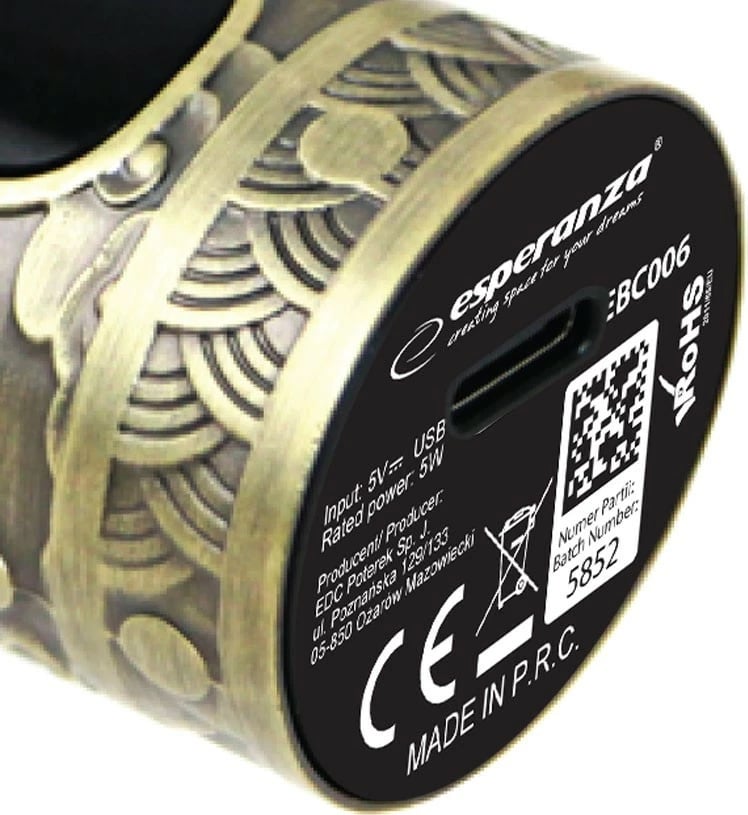 Makinë rroje Esperanza ADONIS 7n1, pa kabllo, me ekran LCD, ari