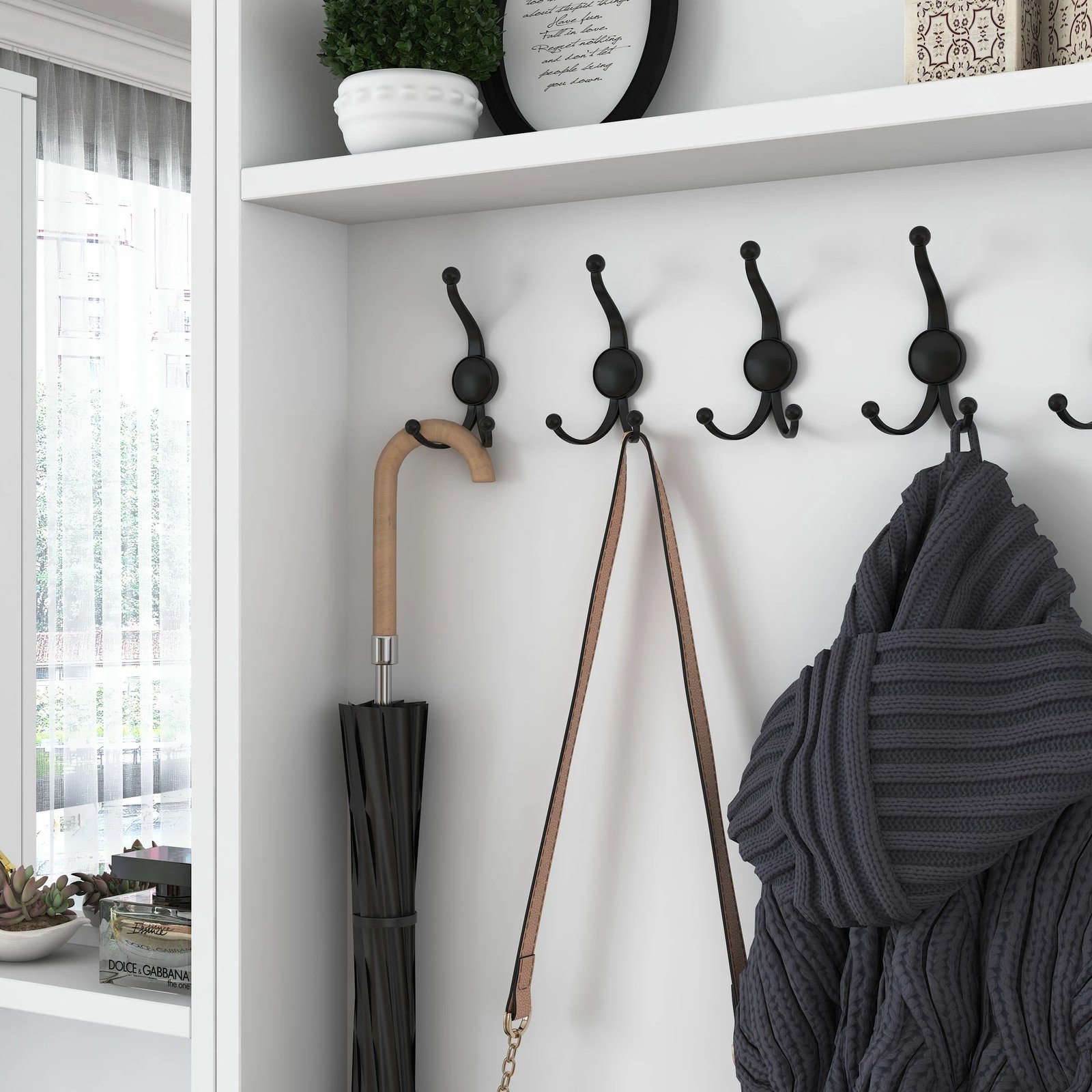 Stendë korridori Hanah Home, M2 - 1558, e bardhë