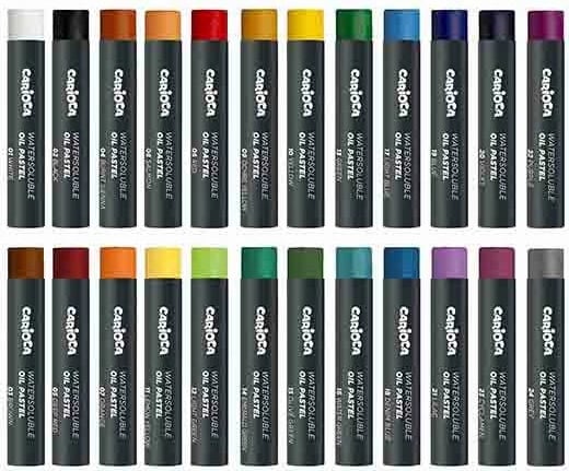 Markerë vajorë Carioca Plus 24 Ngjyra Markerë vajorë Carioca Plus 24 Ngjyra