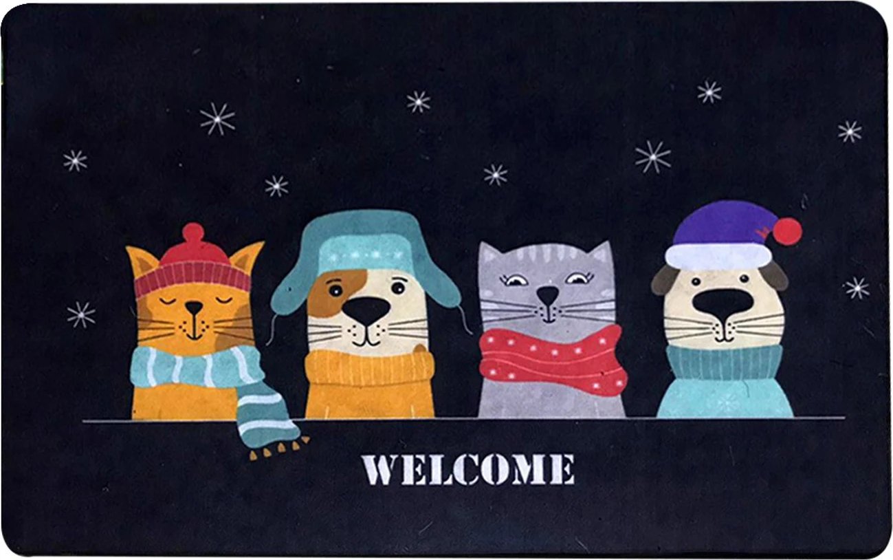 Shilte hyrëse PVC, dizajn Hypnose, shumëngjyrëshe, 40x60cm