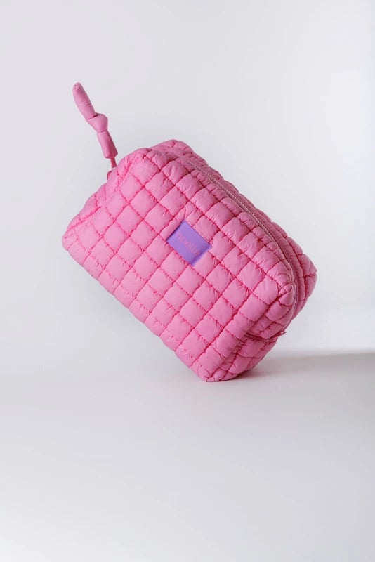 Noelle Cosmetic Bag Bubble Pouch Pink- big