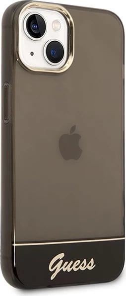 Mbështjellës Guess GUHCP14MHGCOK për iPhone 14 Plus 6.7", i zi, hardcase
