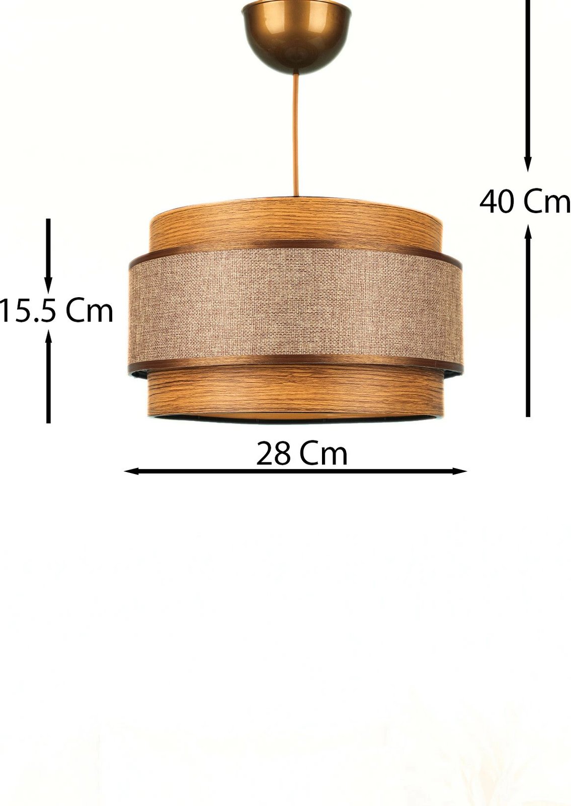 Llambë tavani Opviq, ngjyrë kafe, BK027 Llambë tavani Opviq, ngjyrë kafe, BK027