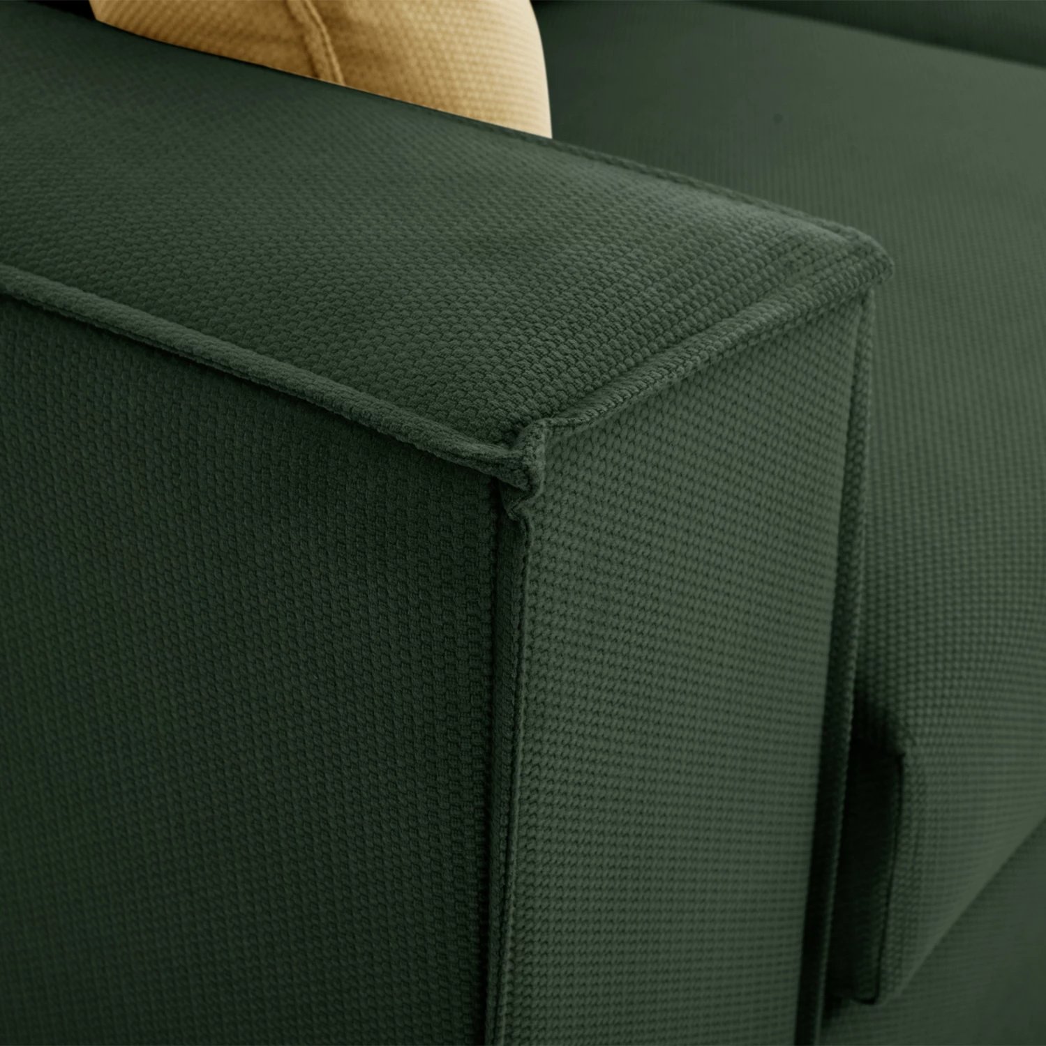 Divan qoshe MONZA FH3256.17 i ndërrueshëm, jeshil, 265x195x98 cm