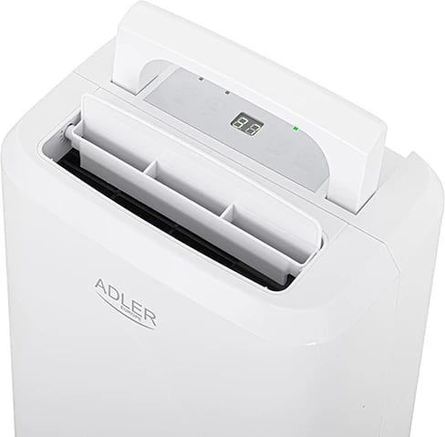 Largues lagështie Adler AD 7861, kompresor, 10L/24h, LCD, depozitë 2L, timer 1-24h, R290, i bardhë