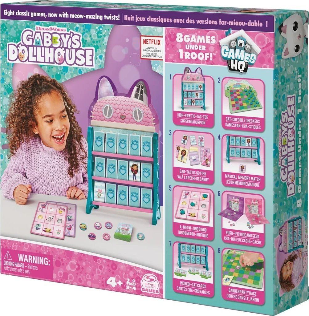 Lojë tavoline SPIN MASTER Gabby’s Dollhouse për fëmijë, shumëngjyrëshe