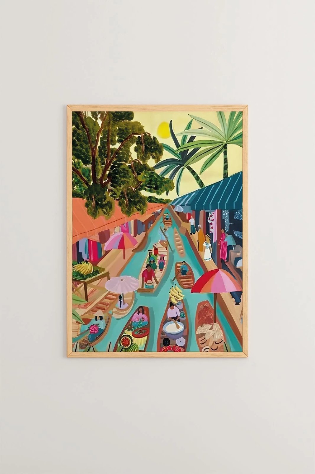 Pikturë dekorative me kornizë, shumëngjyrëshe, Wallity, Ersy1Ham39