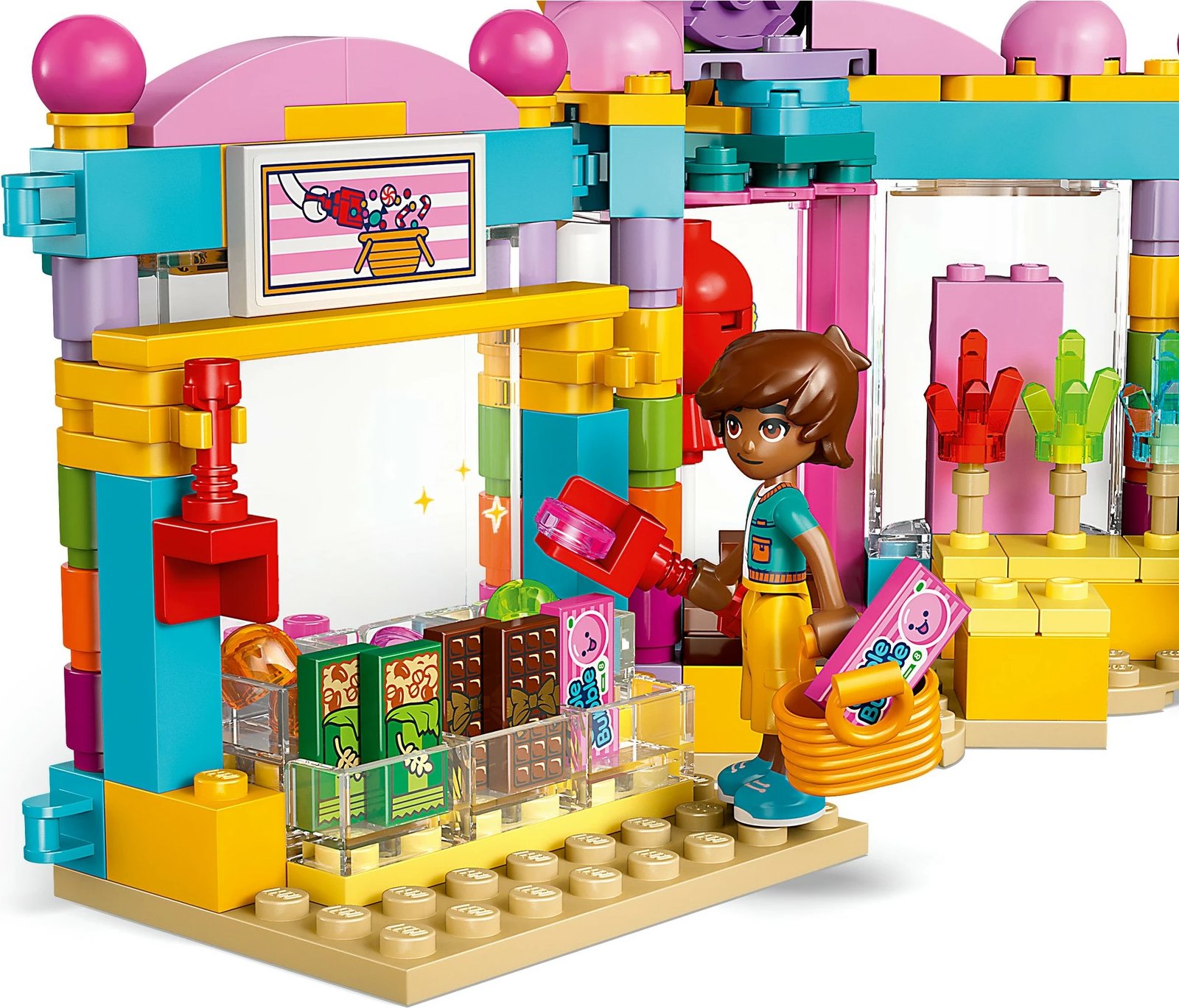 Set ndërtimi LEGO Friends 42649 Heartlake City Sweet Shop, 376 pjesë, shumëngjyrësh