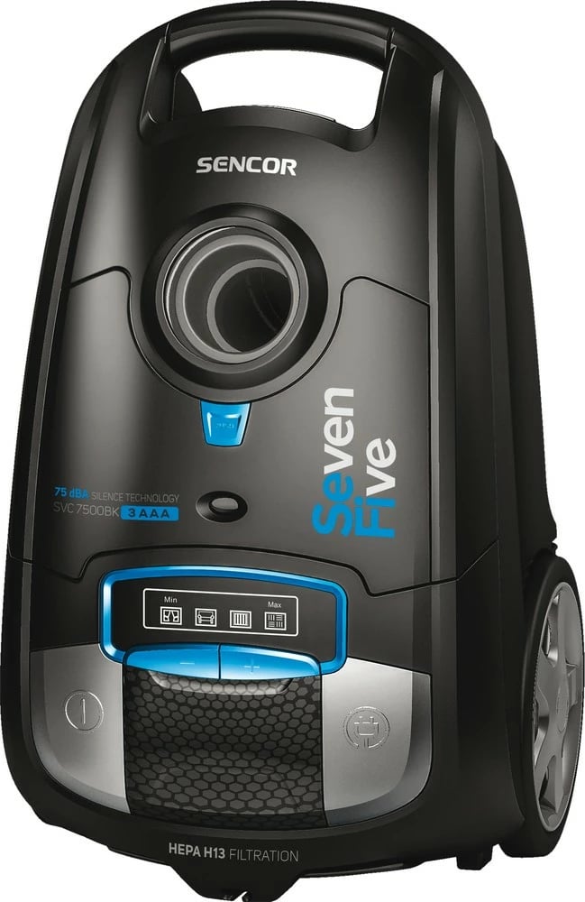 Fshesë elektrike Sencor SVC 7500BK 3AAA, i Hirtë e mbyllur