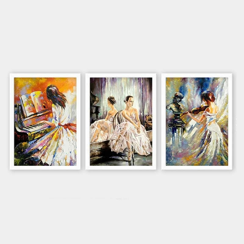 Pikturë dekorative me kornizë (3 copë), Wallity, 3BC_1176959_5575