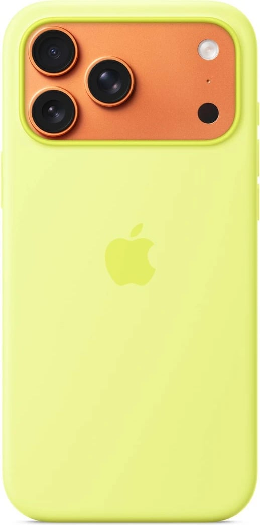 Mbështjellës silikon Apple MagSafe për iPhone 17 Pro Max, Neon Yellow