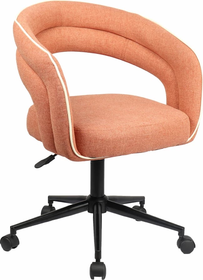 Karrige zyre La Luna, ngjyrë terrakote, 59x56.5x87.5