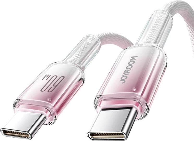 Kabllo USB-C në USB-C Joyroom S-A42, 1.2m, 60W, Bardhë