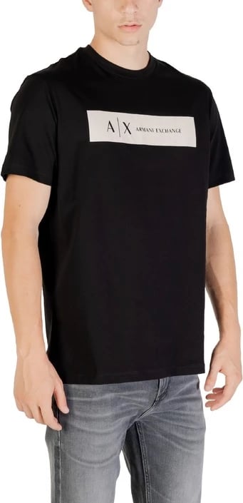 Maicë Armani Exchange për meshkuj, e zezë