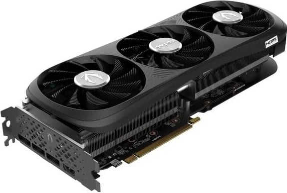 Kartë Grafike Zotac GeForce RTX 4070 SUPER Trinity Black, 12GB GDDR6X, DLSS 3