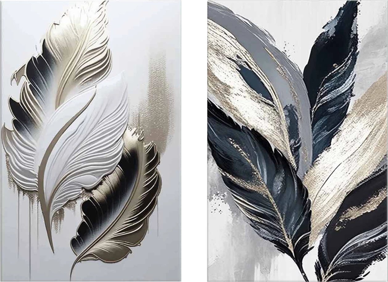 Pikturë muri set 2 copë, seri GOBI, kanavacë e printuar, 45x2.8x70cm (x2)