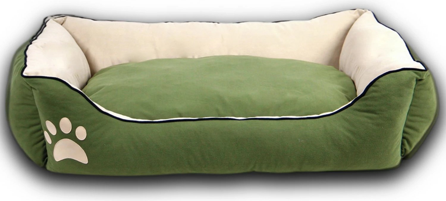 Shtrat për qen e mace Lucy, Paws & Whiskers, i gjelbër, S