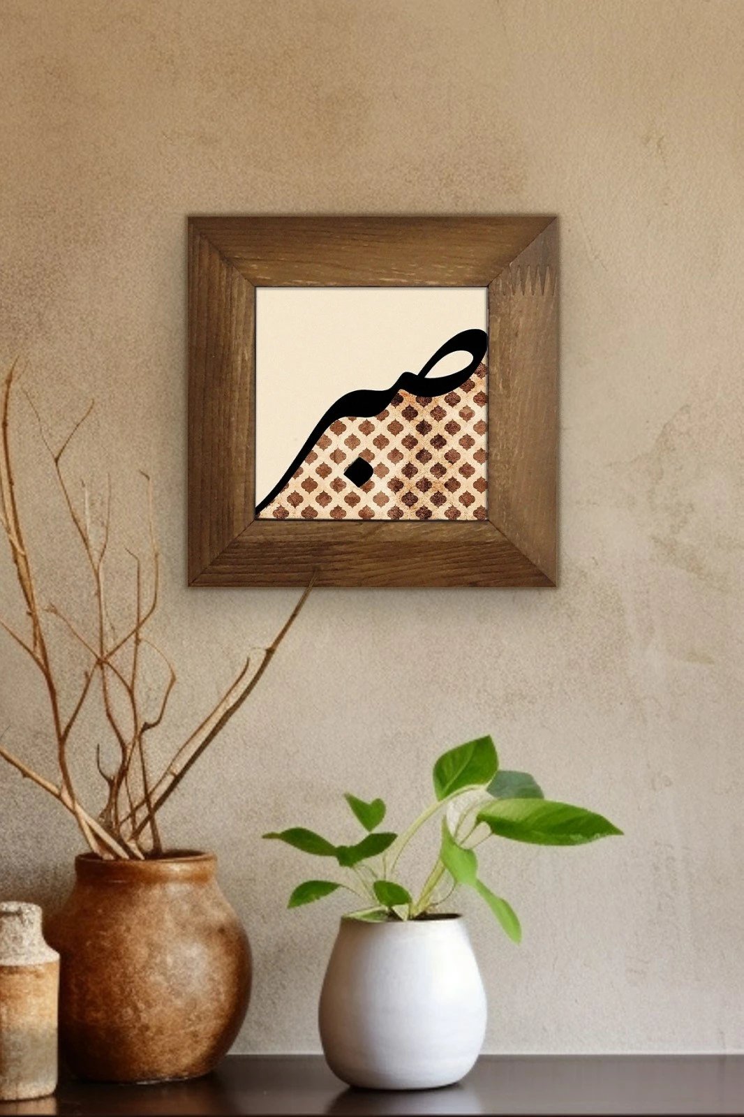 Pikturë dekorative me kornizë, shumëngjyrëshe, Artvessakaro7