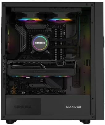 Ftohës me ujë për procesor Natec Genesis Hydria 240 ARGB, i zi