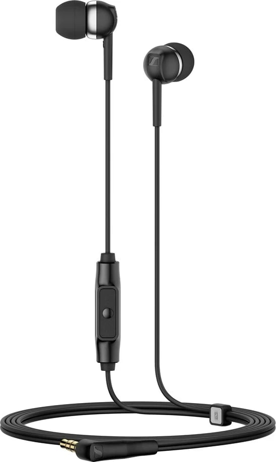 Kufje Sennheiser 508896 in-ear, me mikrofon, 3.5 mm, të zeza
