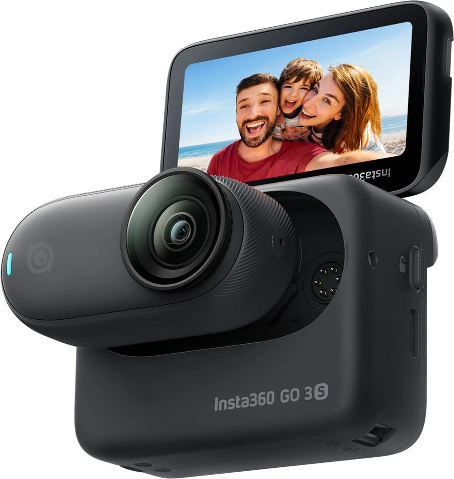 Kamerë aksioni Insta360 GO 3S, 4K Ultra HD, Wi-Fi, e zezë