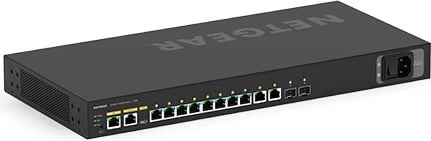 Switch NETGEAR M4250 12-P AV Line POE+, 10 porte Gigabit, rackmount, i zi