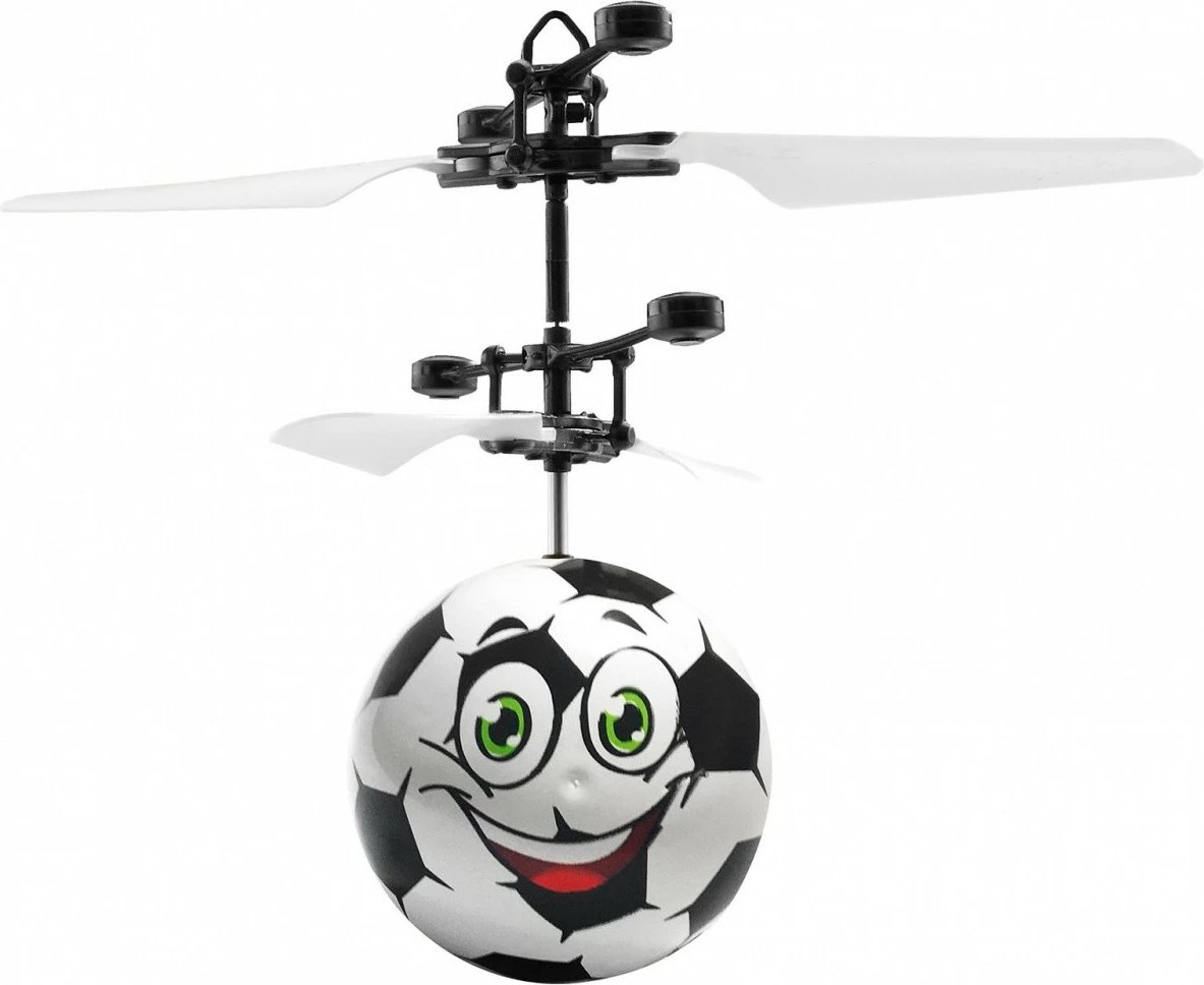 Top fluturues me telekomandë Revell RC Copter Ball, plastikë, me LED, zi/bardhë/blu