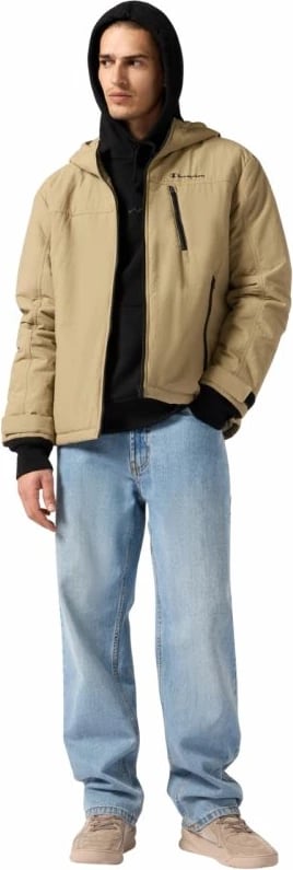 Duks me kapuç Champion për meshkuj, i zi