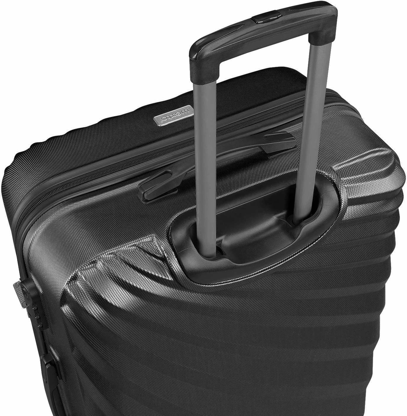 Valixhe udhëtimi Zoozie Bags, Wexta Wx-300, mesatare, e zezë