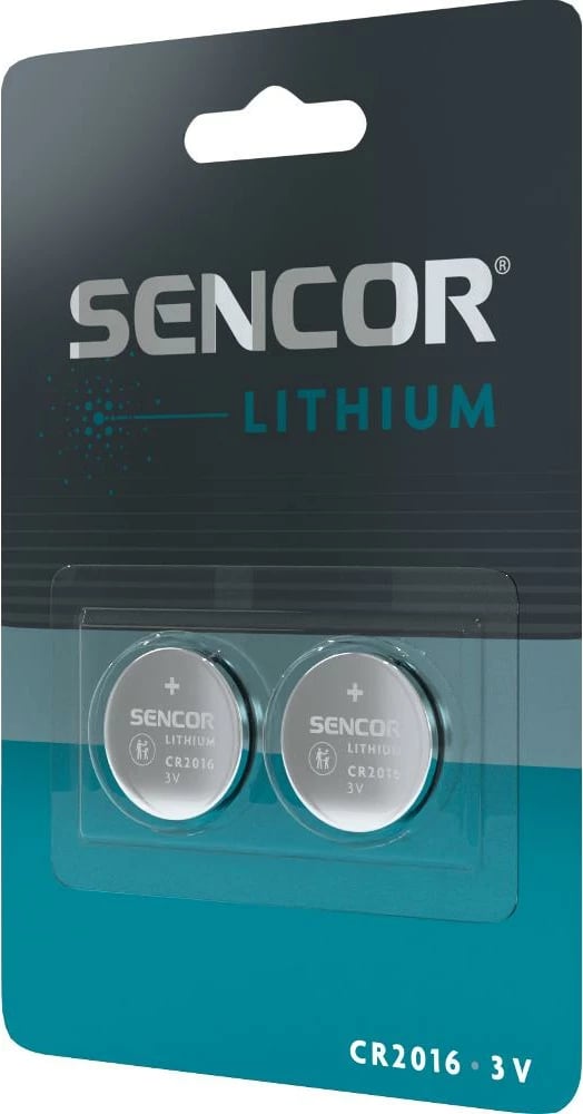 Bateri Sencor SBA CR2016 2BP Li, 2 copë