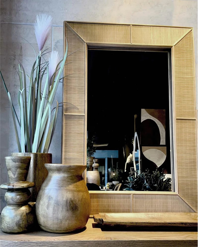 Vazo Cedar, dru, ngjyrë kafe, 13x13x27cm Vazo Cedar, dru, ngjyrë kafe, 13x13x27cm