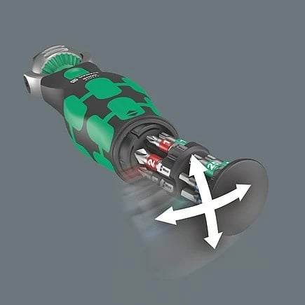 Set çelësa dhe soketa WERA 100205145, 1/4", 150 mm, zi