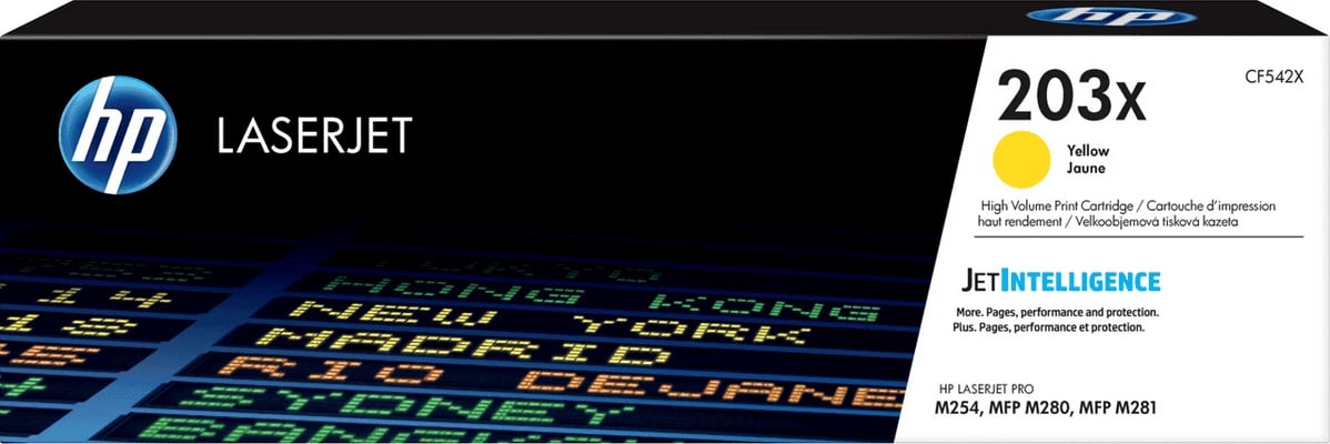 Toner HP 203X CF542X 2500 faqe XL e verdhë