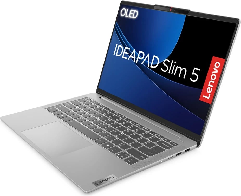 Laptop Lenovo IdeaPad Slim 5 14Q8X9 Copilot+ PC, 14", Qualcomm Snapdragon X1P-42-100, 32 GB RAM, 1 TB SSD, Gri