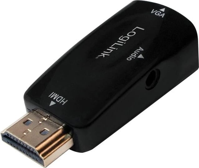 Konvertuesi VGA në HDMI Logilink, i zi