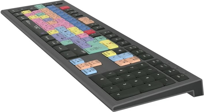 Tastierë LogicKeyboard Astra 2 për Adobe Premiere Pro CC, Mac, DE layout