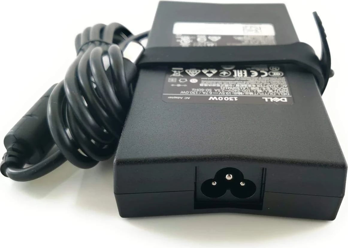 Karikues për laptop Dell, 130W, i zi  