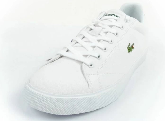 Këpucë për meshkuj Lacoste, të bardha