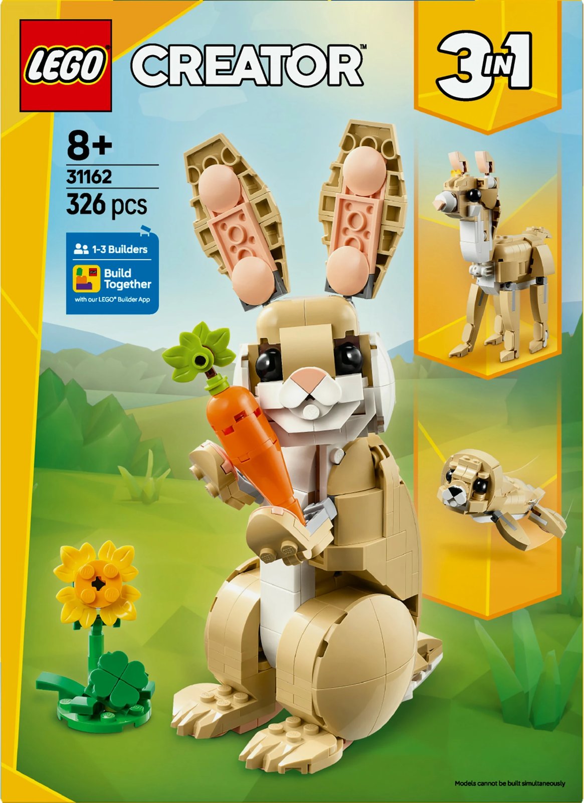 Set ndërtimi LEGO Creator Häschen 31162, shumëngjyrësh Set ndërtimi LEGO Creator Häschen 31162, shumëngjyrësh