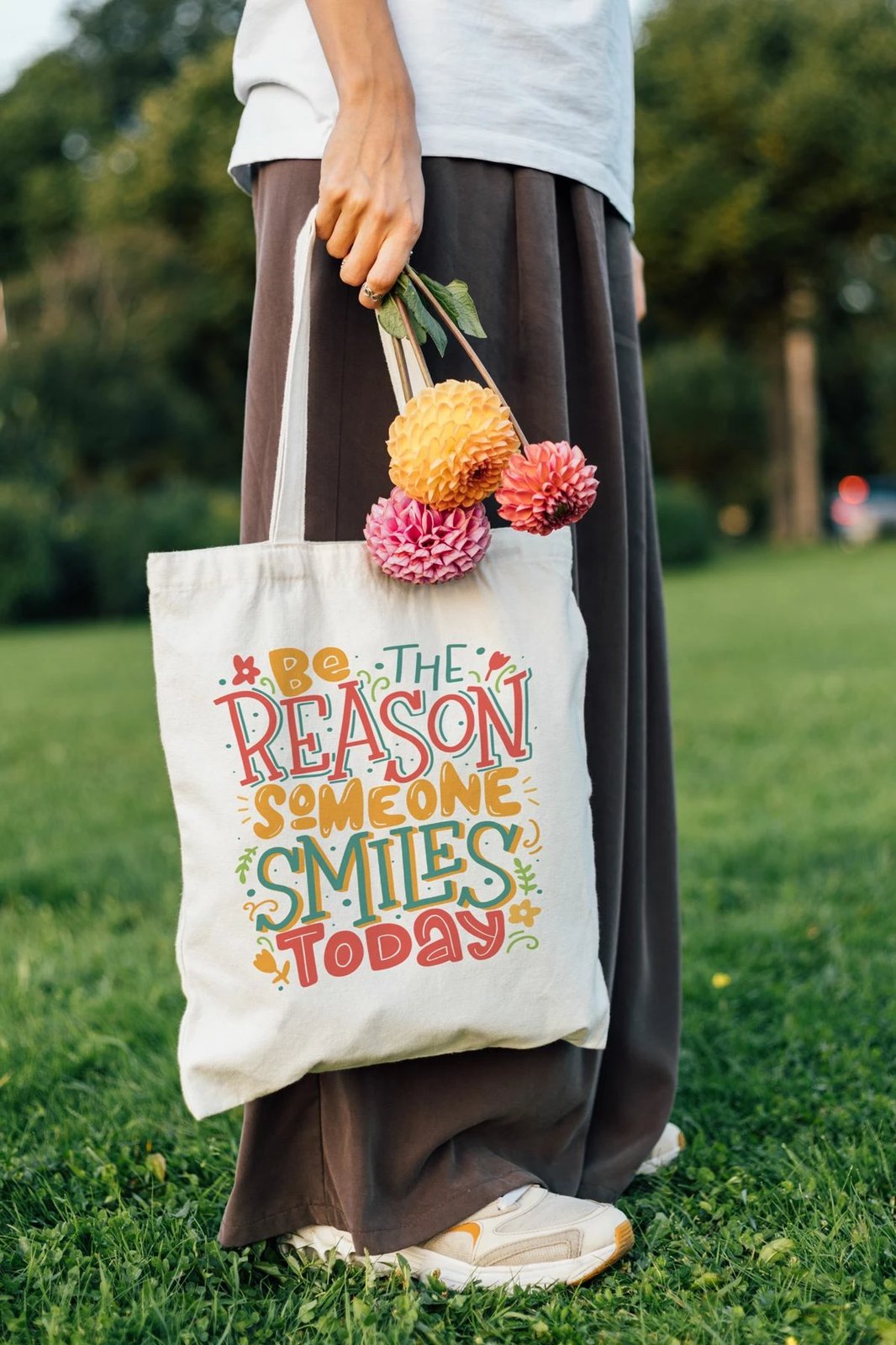 Çantë tote Zoozie Bags, model 2, shumëngjyrëshe