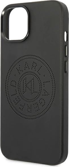 Mbështjellës Karl Lagerfeld KLHCP14MFWHK për iPhone 14 Plus 6.7", lëkurë ekologjike, i zi