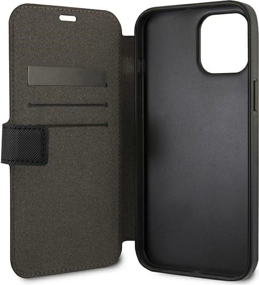Mbështjellës U.S. Polo Assn. USFLBKP12SPUGFLBK për iPhone 12 mini, Polo Embroidery, i zi