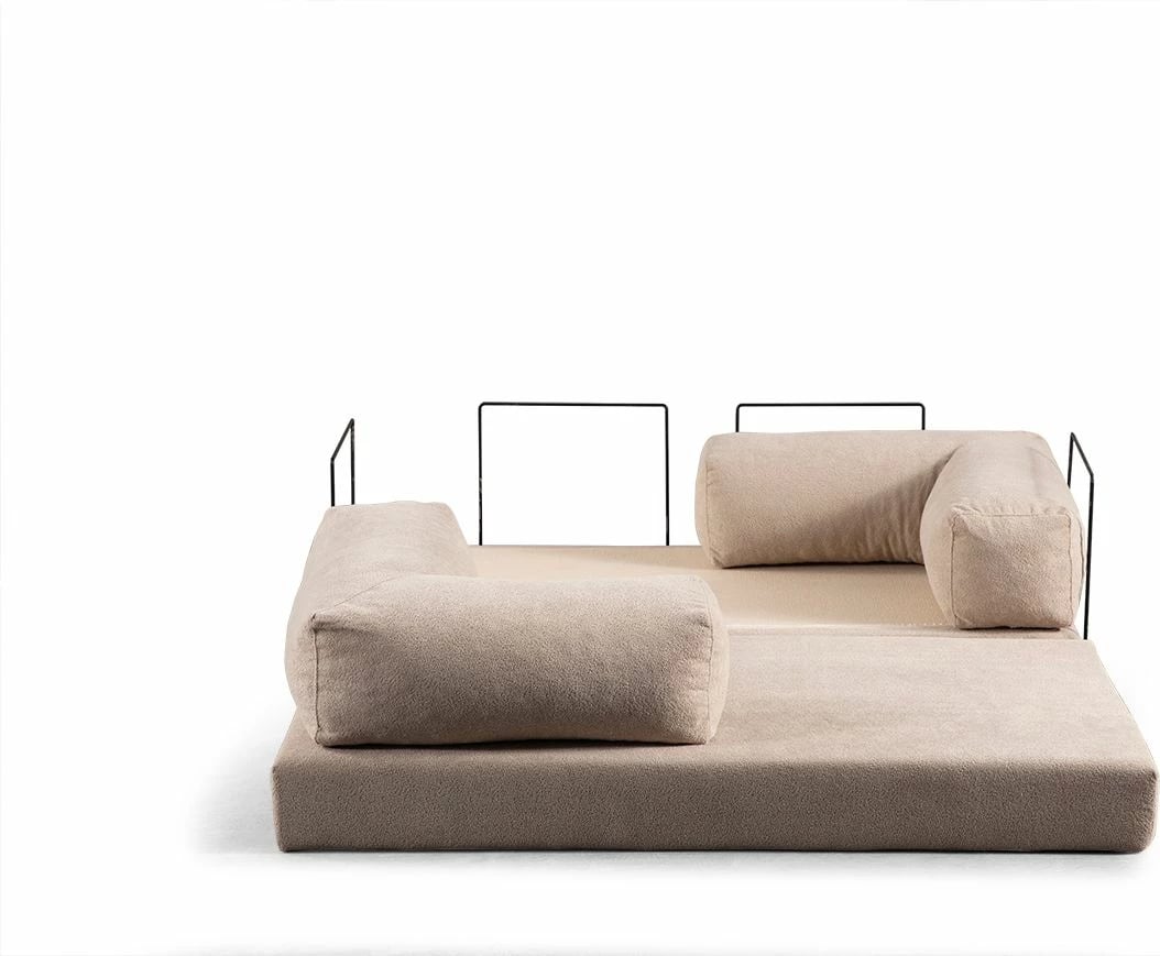 Divan-krevat 2 vende, Atelier del Sofa, Via Con, ngjyrë ecru