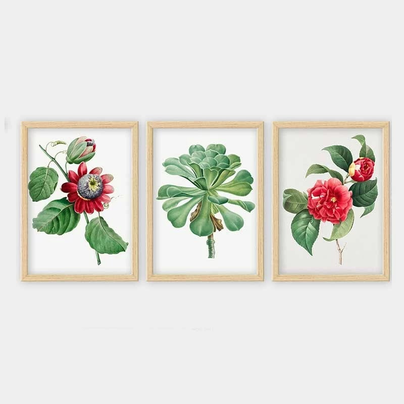 Pikturë dekorative me kornizë (3 copë), Wallity, 3NTC_52096228_5575